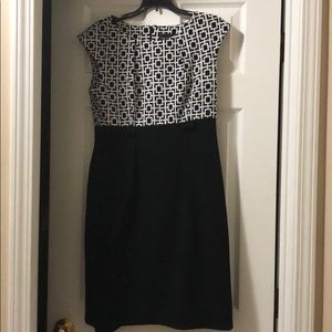 Black and white dress